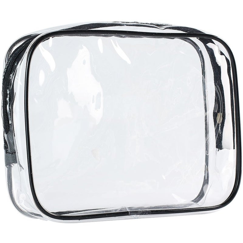ScivoKaval Clear Carry-On Travel Toiletry Bag TSA 3 1 1 Airline Quart Bag 1 Quart Sized with Zipper for Men and Women 1 Pack - Image 1